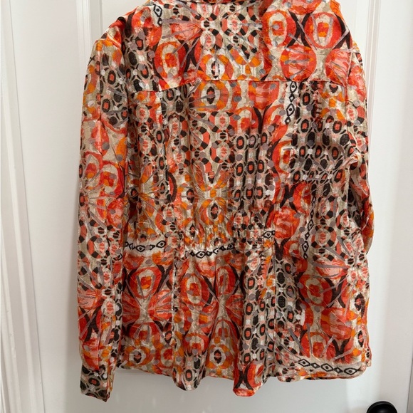 MAKE AN OFFER!   Ruby Rd Multicolor Patterned Women's Top - Picture 2 of 4